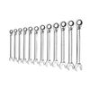 GEARWRENCH 12 P 12 Point Reversible Ratcheting Combination Wrench Set Metric, small