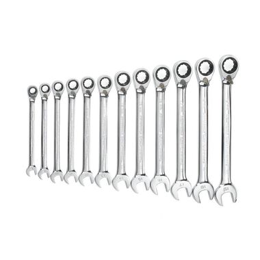 GEARWRENCH 12 P 12 Point Reversible Ratcheting Combination Wrench Set Metric, large image number 0