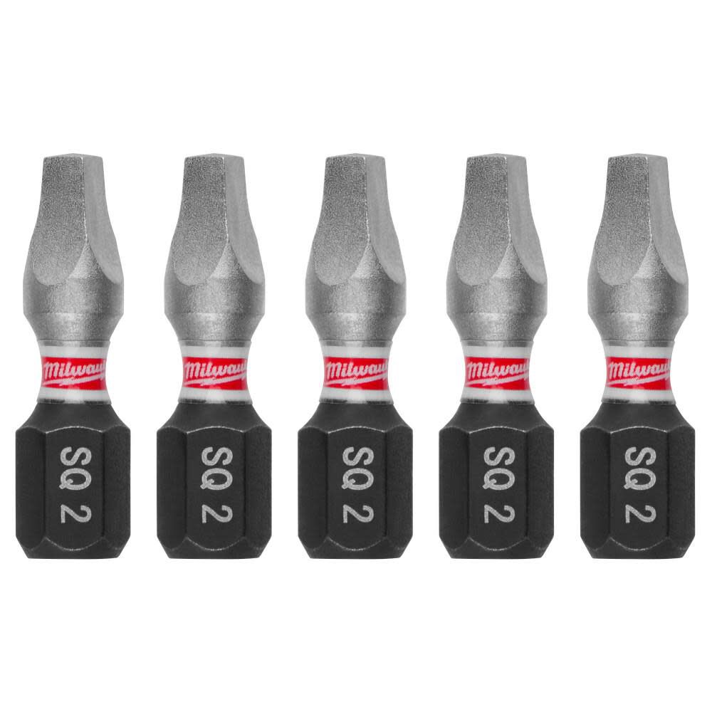 Milwaukee SHOCKWAVE Impact Square Recess #2 Insert Bits 5PK, large image number 8