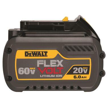 DEWALT FLEXVOLT 60V MAX 8-1/4 Inch Table Saw & 6.0 Ah Battery Bundle, large image number 2