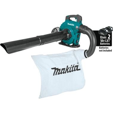 Makita 18V X2 (36V) LXT Lithium-Ion Brushless Cordless Blower with Vacuum Attachment Kit (Bare Tool), large image number 0