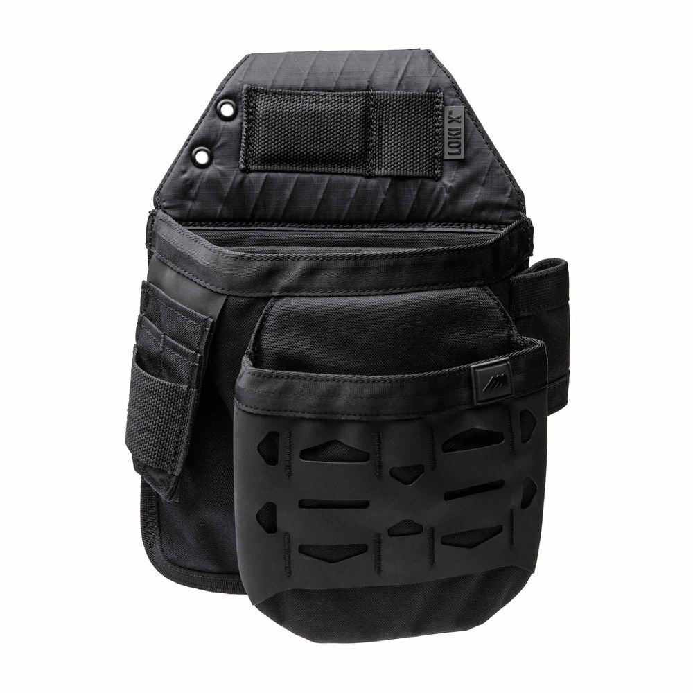 Diamondback Toolbelts Loki X Black Left Side Pouch with Hook & Loop Closure, large image number 1