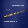 Irwin Turbomax 1/2 Inch HSS 3/8 Inch Reduced Shank Jobber Length Drill Bit, small image number 2