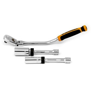 GEARWRENCH 3 Pc 3/8in Drive 90 Tooth Spark Plug Ratchet Set
