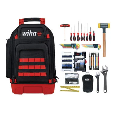 Wiha Industrial MRO Tool Kit in Heavy Duty Backpack, 114 Piece