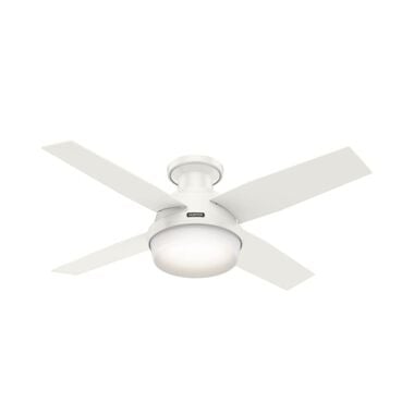 Hunter Fan Dempsey Ceiling Fan 44in Fresh White Blonde Oak/White, large image number 0