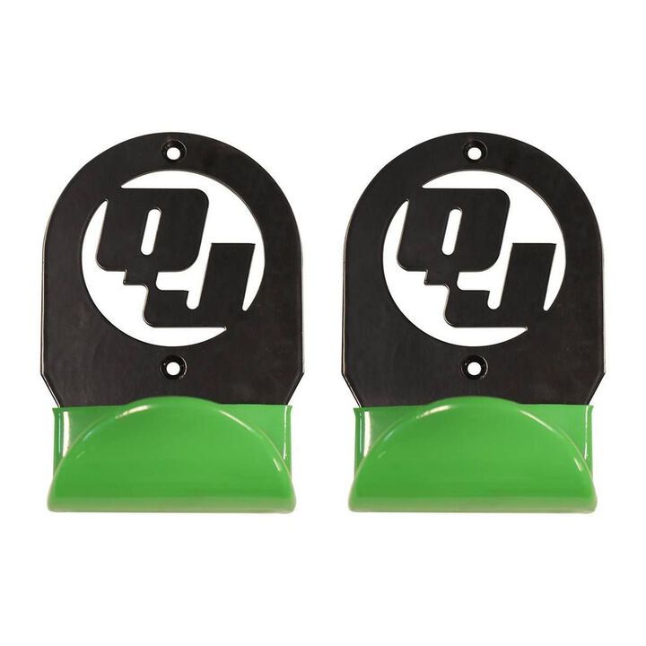 QuickJack Black Powder-Coated Steel Wall Mount Hanger Set - 2 Pack