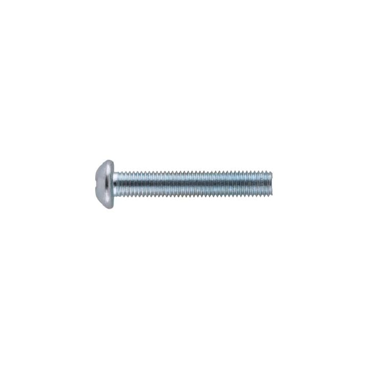 Hillman 1/4-20 x 4in Zinc Round Head Combination Machine Screw 100pk, large image number 1