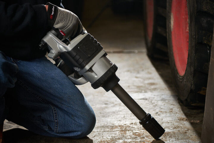Ingersoll Rand 1 Inch Drive D-Handle Air Powered Impact Wrench, 6 Inch Anvil, large image number 4