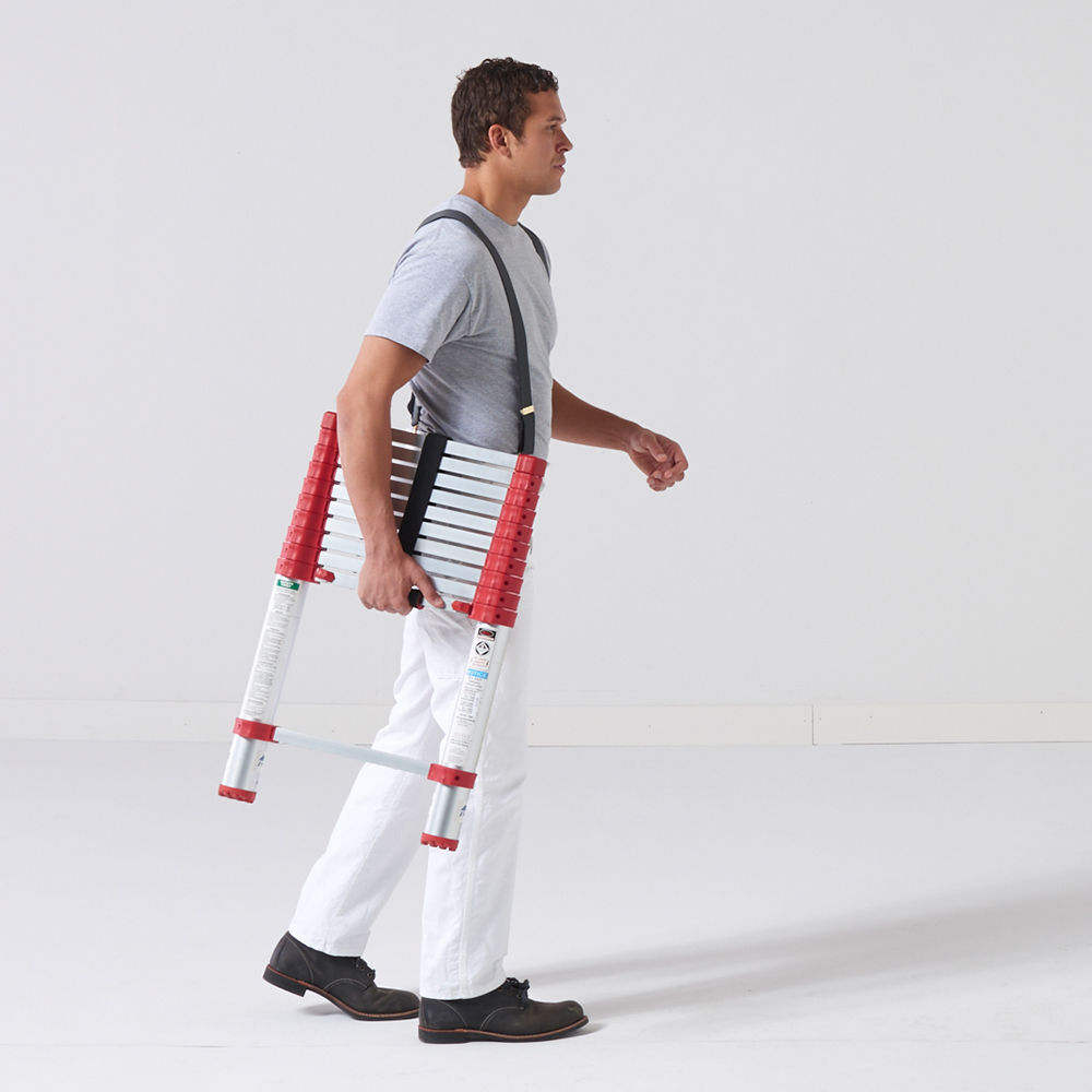Xtend and Climb Aluminum Telescoping Extension Ladder (12.5 Reach Height)  ANSI Type I  250 lb Load Capacity, large image number 9