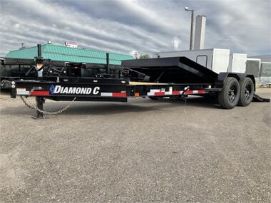 Diamond C 20 Ft. x 82 In. Low Profile Hydraulically Dampened Tilt Trailer