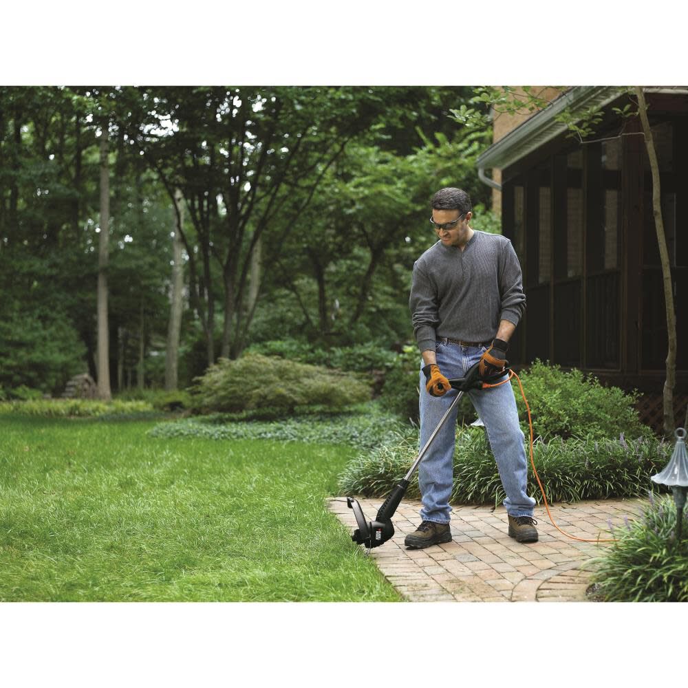 Electric grass trimmer ST4525 / 450 W / 25 cm, Black+Decker