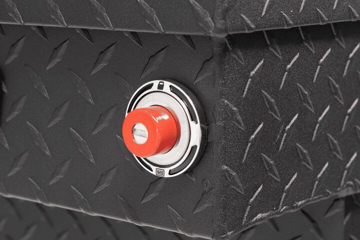 Weather Guard Saddle Truck Tool Box AluminumCompact Deep Textured Matte Black, large image number 5