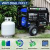 Duromax 10000-Watt Dual Fuel Hybrid Portable Generator, small