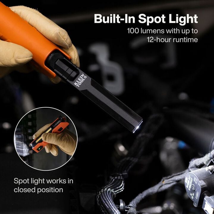 Klein Tools Rechargeable Handheld Folding Work Light, large image number 2