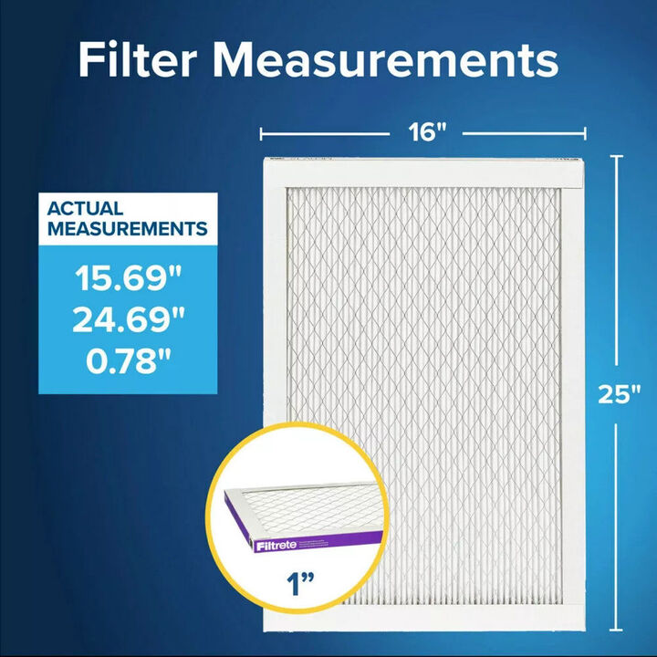 3M Filtrete 16 x 25 x 1-Inch 1500 MPR MERV 12 Allergen Defense Furnace Air Filter, large image number 14