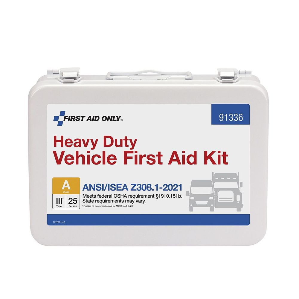 First Aid Only First Aid Kit 25 Person Heavy Duty Metal Portable, large image number 6