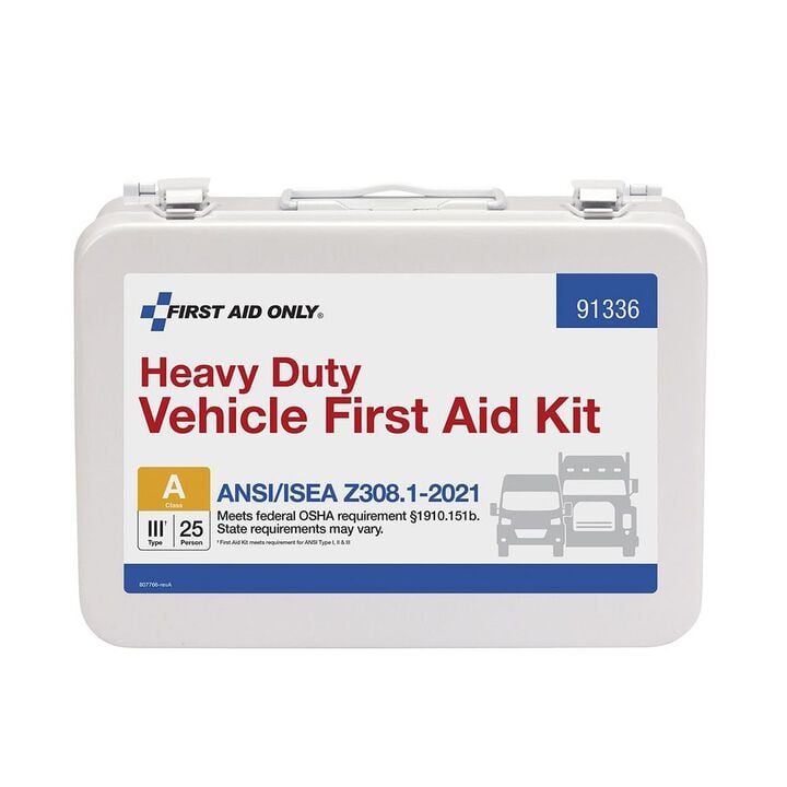 First Aid Only First Aid Kit 25 Person Heavy Duty Metal Portable, large image number 5