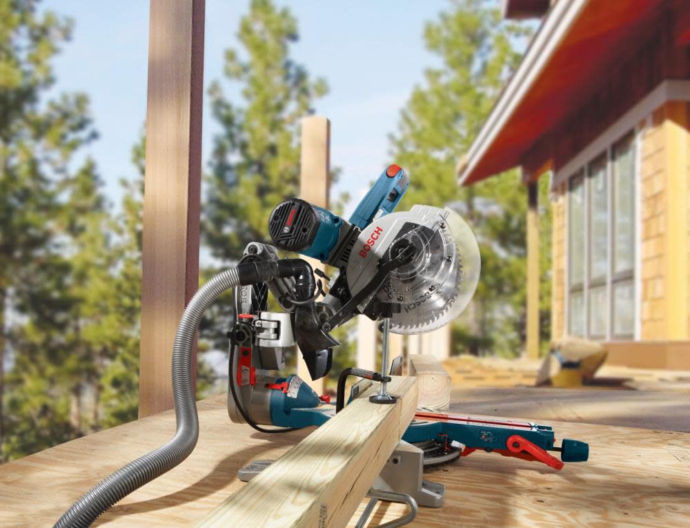 Bosch dual bevel shop sliding miter saw