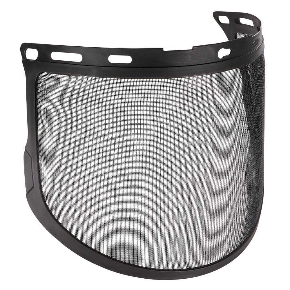 Ergodyne Black Mesh Face Shield Replacement for Hard Hat & Safety Helmet – 60253