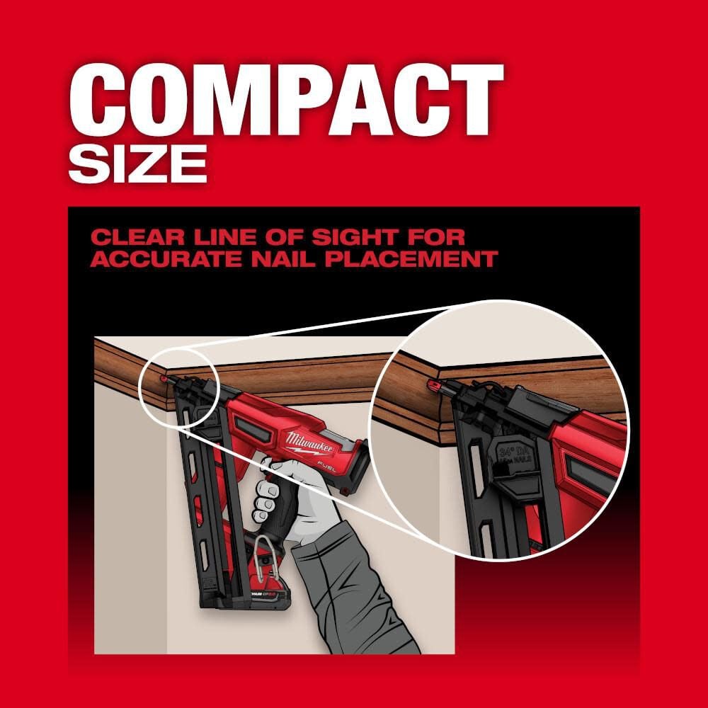 Milwaukee M18 FUEL 15 Gauge Finish Nailer (Bare Tool), large image number 6