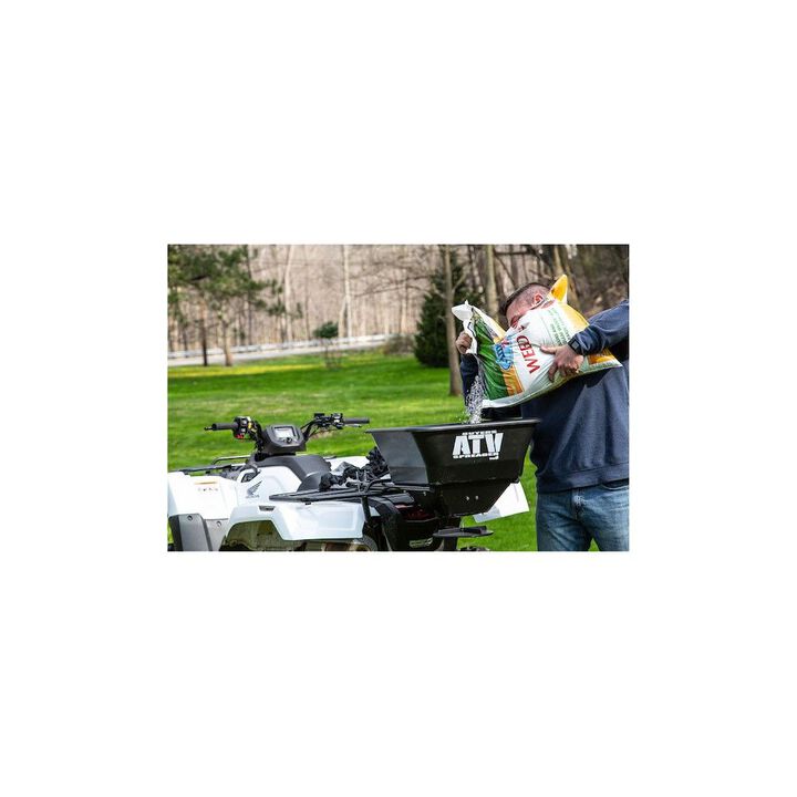 Buyers Products Company Horizontal Mount ATV Spreader - 100 Pound Capacity, large image number 2