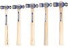Vaughan 5-Piece Ball Pein Hammer Set with Hickory Handles, small image number 2