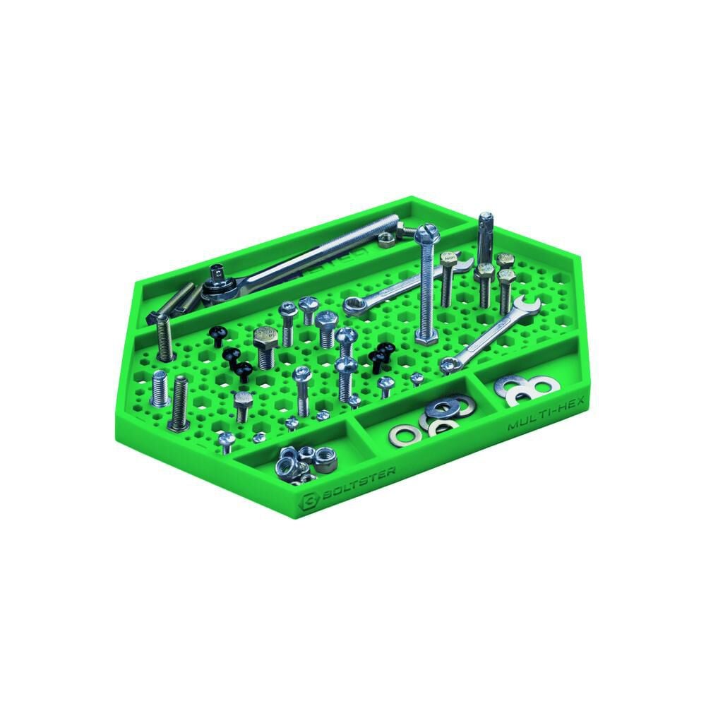 Boltster Multi-Hex Magnetic Fastener Organizer Tray Green, large image number 2