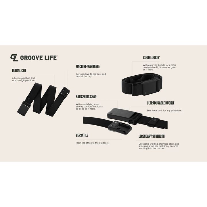 Groove Life Ultra Belt Black, large image number 4