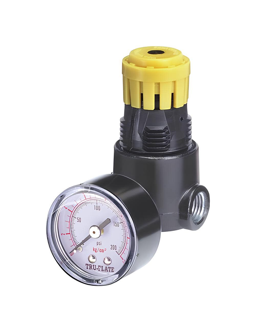 Plews 1/4 Inch NPT 13 Scfm 250 Psi Mini Regulator with Gauge, large image number 2