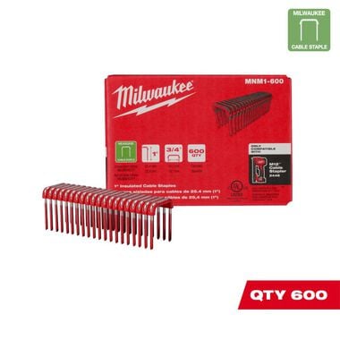 Milwaukee 1inch Insulated Cable Staples