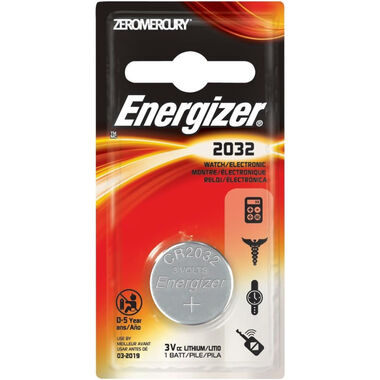 Energizer 2032 Battery CR2032 Lithium 3v (1 Pack of 10)
