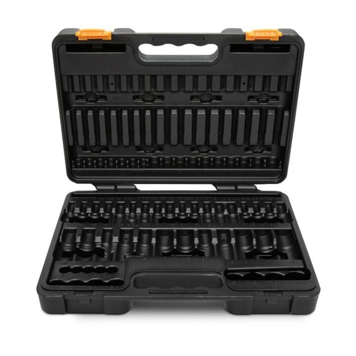 GEARWRENCH Master SAE/Metric and TORX Bit Socket Set 84 pc 1/4 3/8 & 1/2 In. Drive, large image number 1