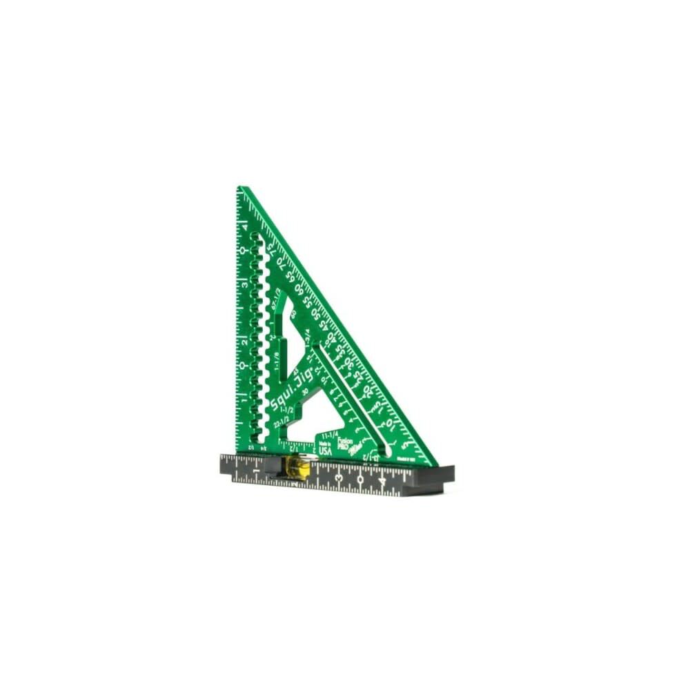 Squi.Jig Fusion Pro 4.5 Inch Green Rafter Square, large image number 2