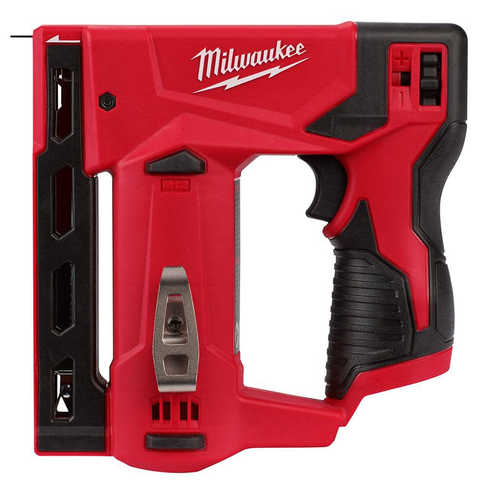 Milwaukee M12 3/8 in. Crown Stapler (Bare Tool) 2447-20 - Acme Tools