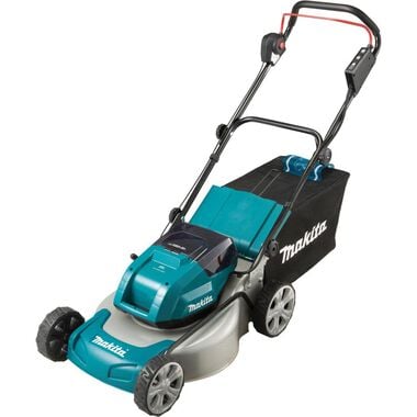 Makita 18V X2 (36V) LXT LithiumIon Brushless Cordless 18in Lawn Mower Kit with 4 Batteries 4.0Ah, large image number 2