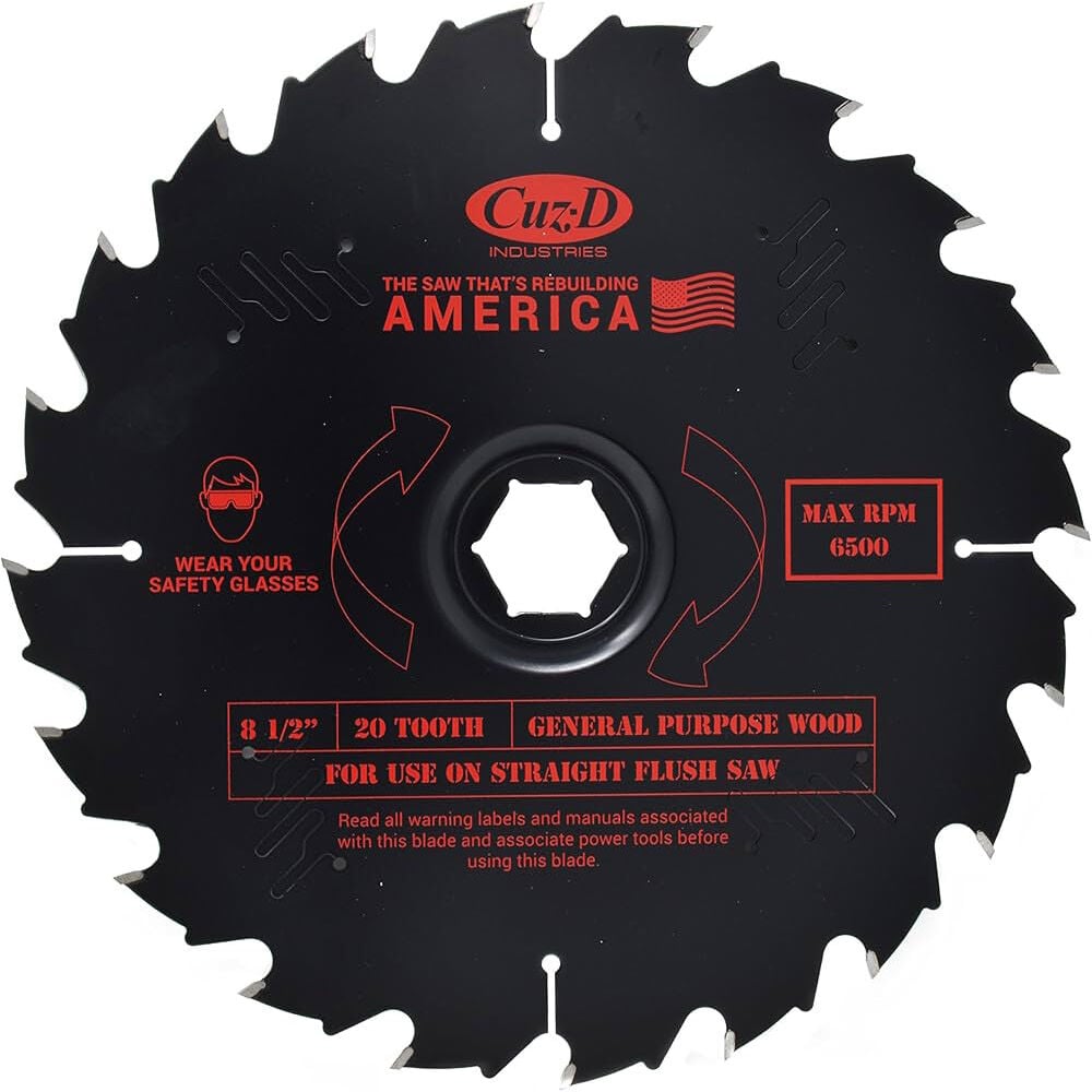 Cuz-D 8 1/2 Inch 28 40 & 20T Carbide Tipped Blade Bundle, large image number 2