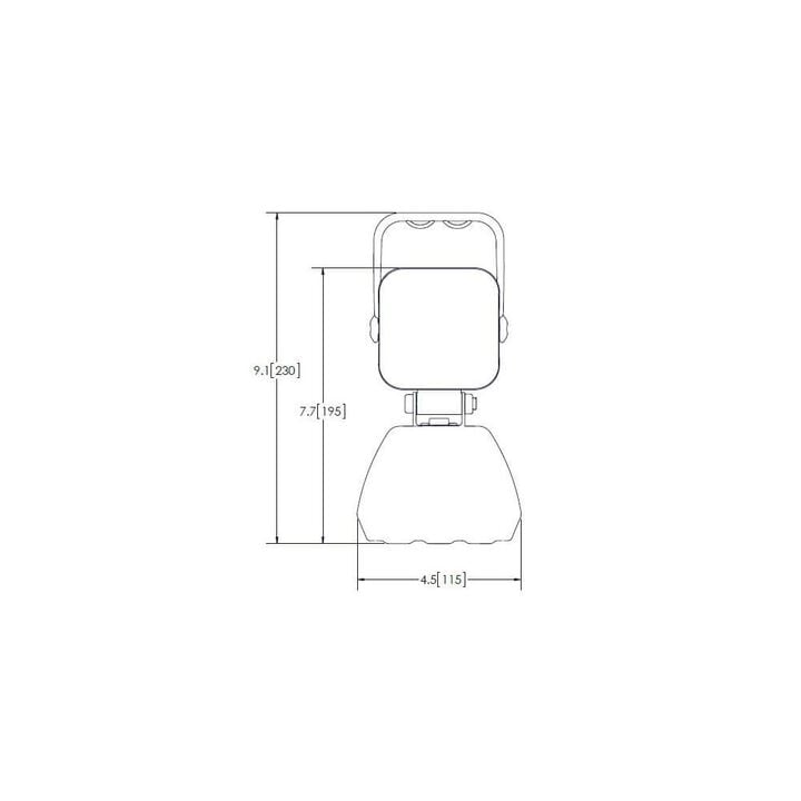 Ecco Magnetic Flood Five 3W LED Worklamp 12V 650 Raw Lumens, large image number 3