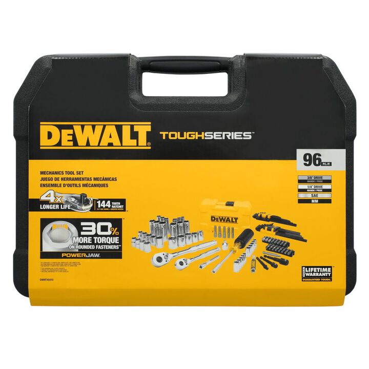 DEWALT TOUGHSERIES 96 Piece 1/4 Inch and 3/8 Inch Mechanics Tool Set, large image number 5