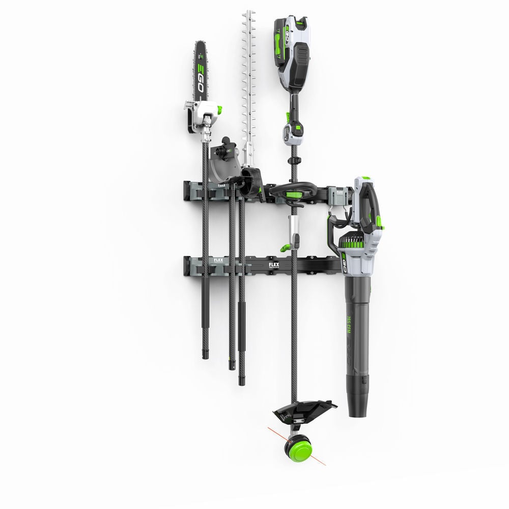 FLEX TRACK LOCK Landscaping Tool Wall Storage Set 6 Pieces, large image number 3