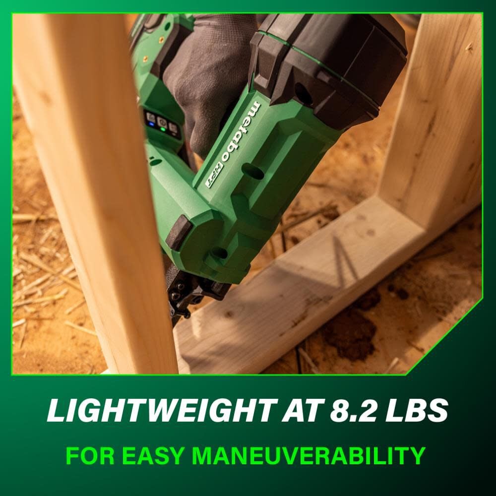 Metabo HPT 18V MultiVolt Cordless 30 Degree 3-1/2 Inch Paper Tape Framing Nailer Kit & 18 Inch Extended Magazine, large image number 6