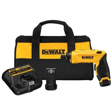 DEWALT 8 V MAX Gyroscopic Screwdriver 2 Battery Kit