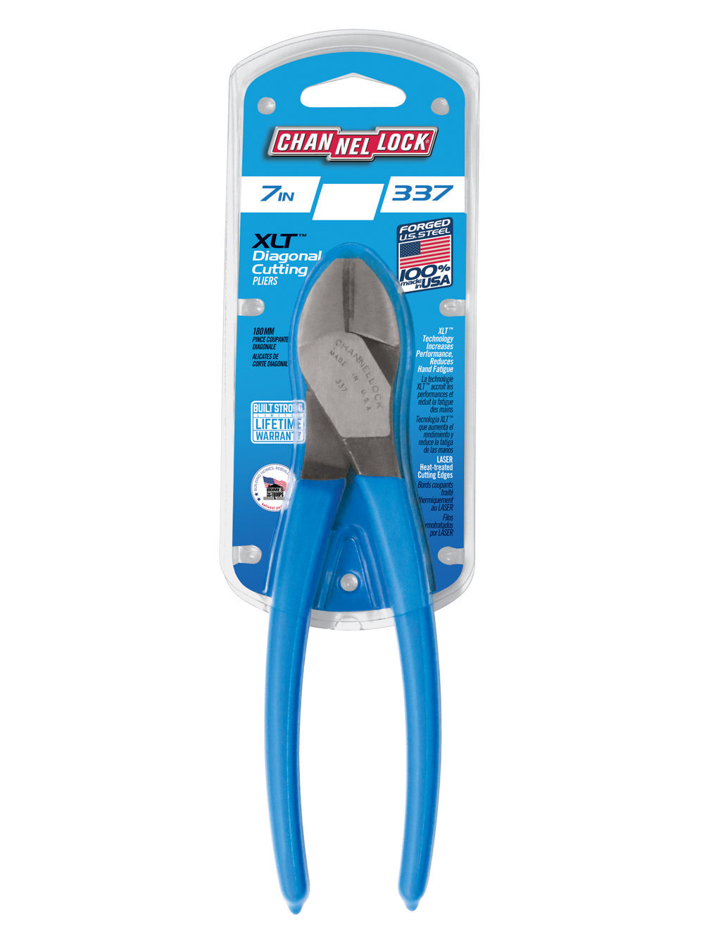 Channellock 7in XLT Diagonal Cutting Plier Xtreme Leverage Technology, large image number 2