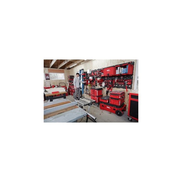 Milwaukee Packout 50 Pound Compact Wall Plate, 25 Pound Tool Station Bundle, large image number 7