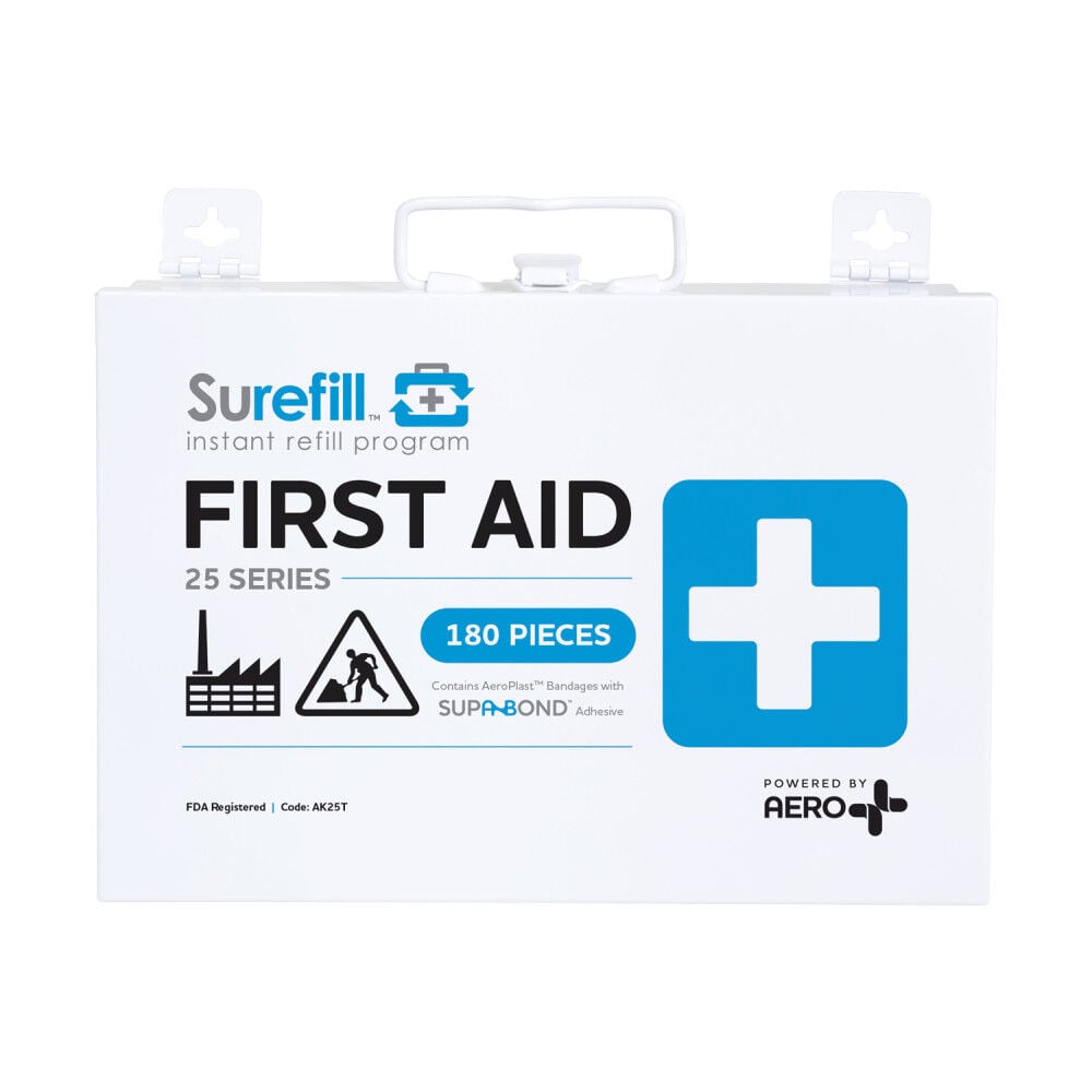 Aero Healthcare SUREFILL 25 Series All Purpose First Aid Kit - Metal Case, large image number 3