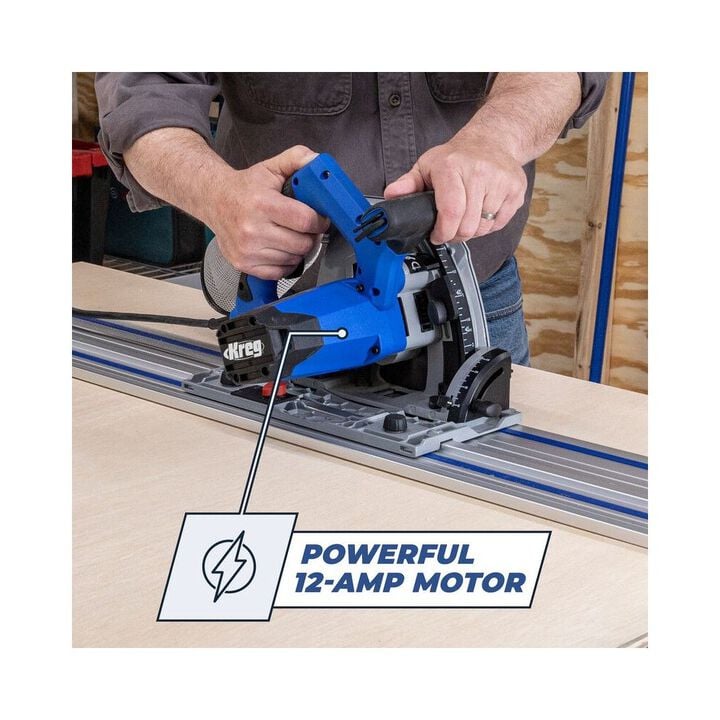 Kreg 120V 48T Blade Adaptive Cutting System Plunge-Cut Track Saw, large image number 8