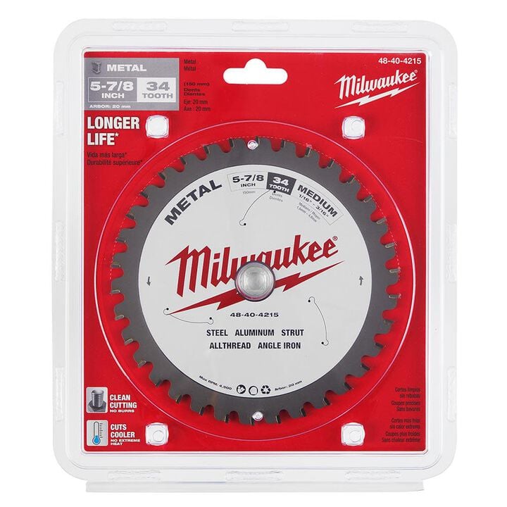 Milwaukee 5-7/8 in. Metal Cutting Circular Saw Blade, large image number 5