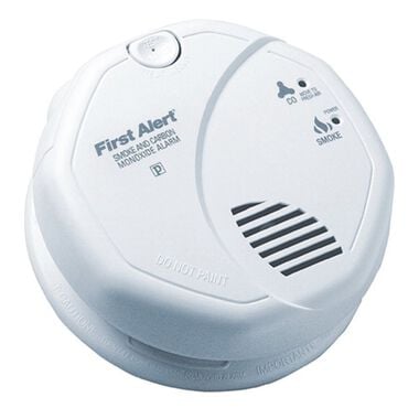 First Alert Hardwired Photoelectric Smoke and Carbon Monoxide Alarm with Battery Backup