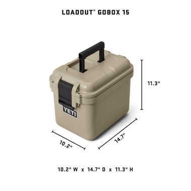 Yeti LoadOut GoBox 15 Gearbox Tan, large image number 5