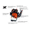 Echo X Series Tube-Mounted Throttle Backpack Blower 79.9 cc, small image number 2